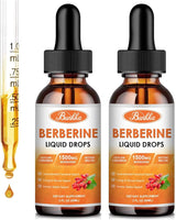 Suplemento de Berberina Líquido 1500mg con Canela y Melón Amargo