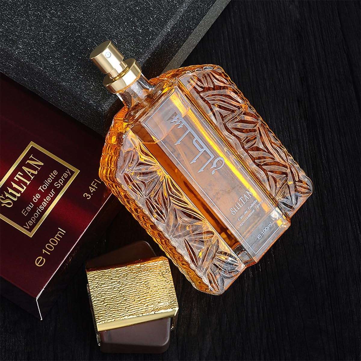 Colonia Árabe para Hombre, Eau de Vaporisateur, Sultán Dorado