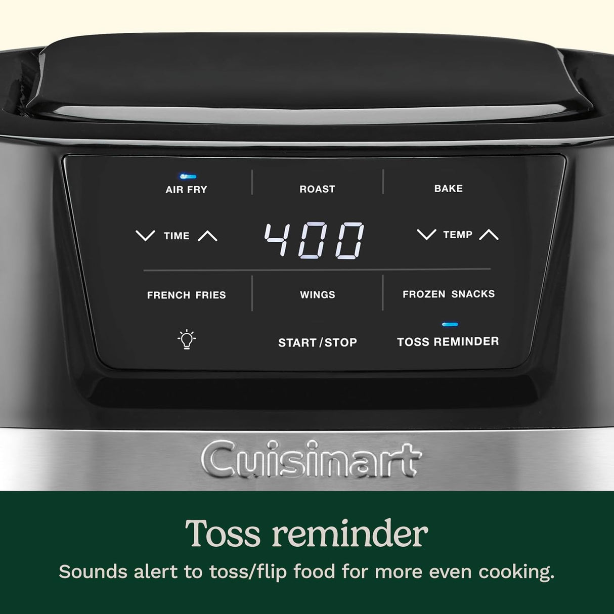 Freidora de Aire Cuisinart 2.6Qt, 3 Programas, Modelo AIR-80