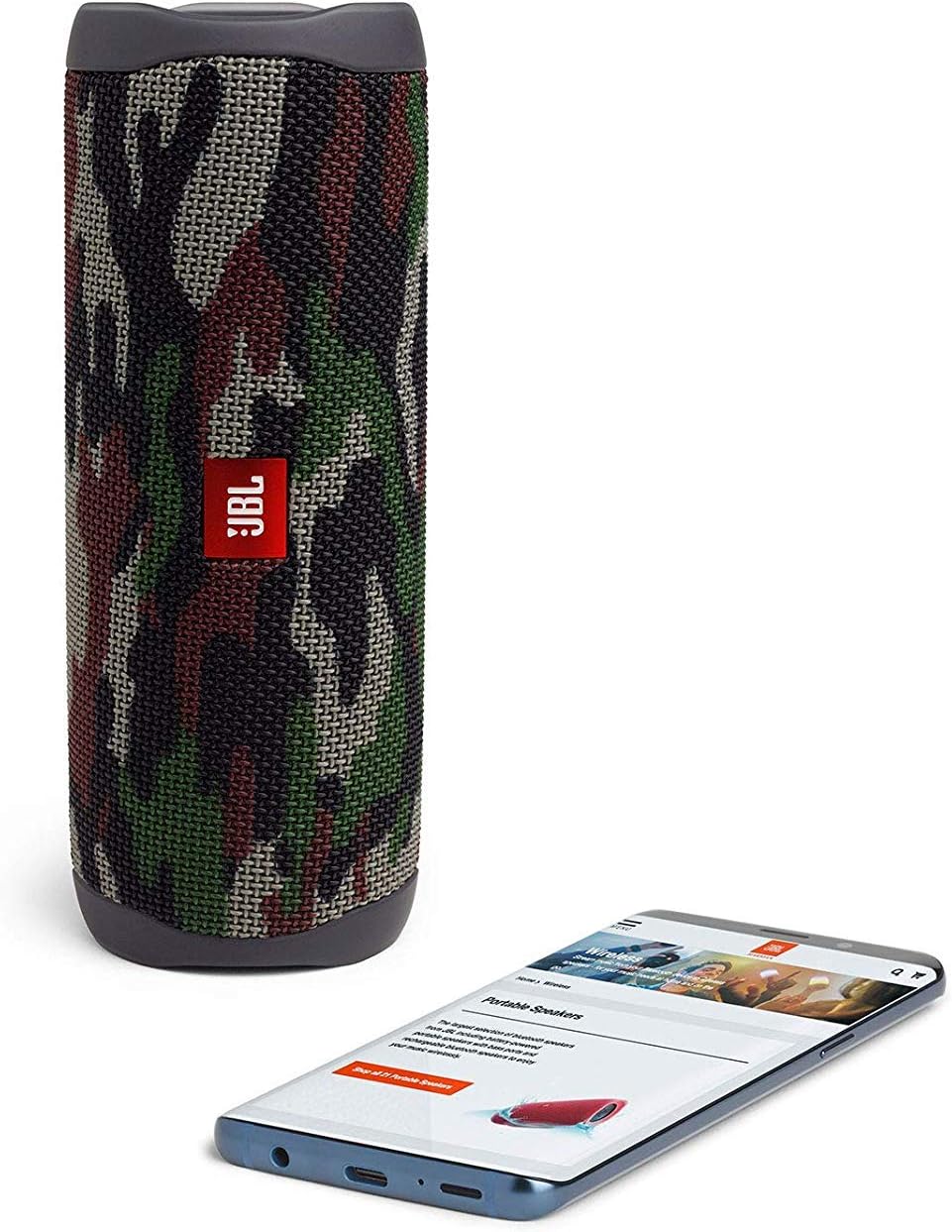 Altavoz Bluetooth Portátil JBL Flip 5 a Prueba de Agua - Bundle