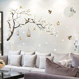 Pegatinas de Pared BWCXXZH, Murales de Flor de Cerezo 50x74