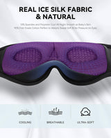 Máscara de Sueño MUSICOZY con Auriculares Bluetooth 3D