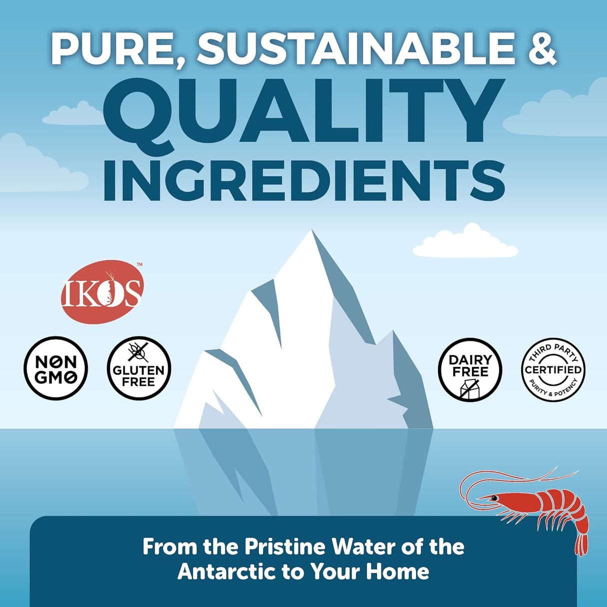 Suplemento aceite de krill del antártico  100 puro 60 cáp