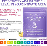 Vital Vaginal Probiotics Gummies, Salud Femenina, 60 unidades
