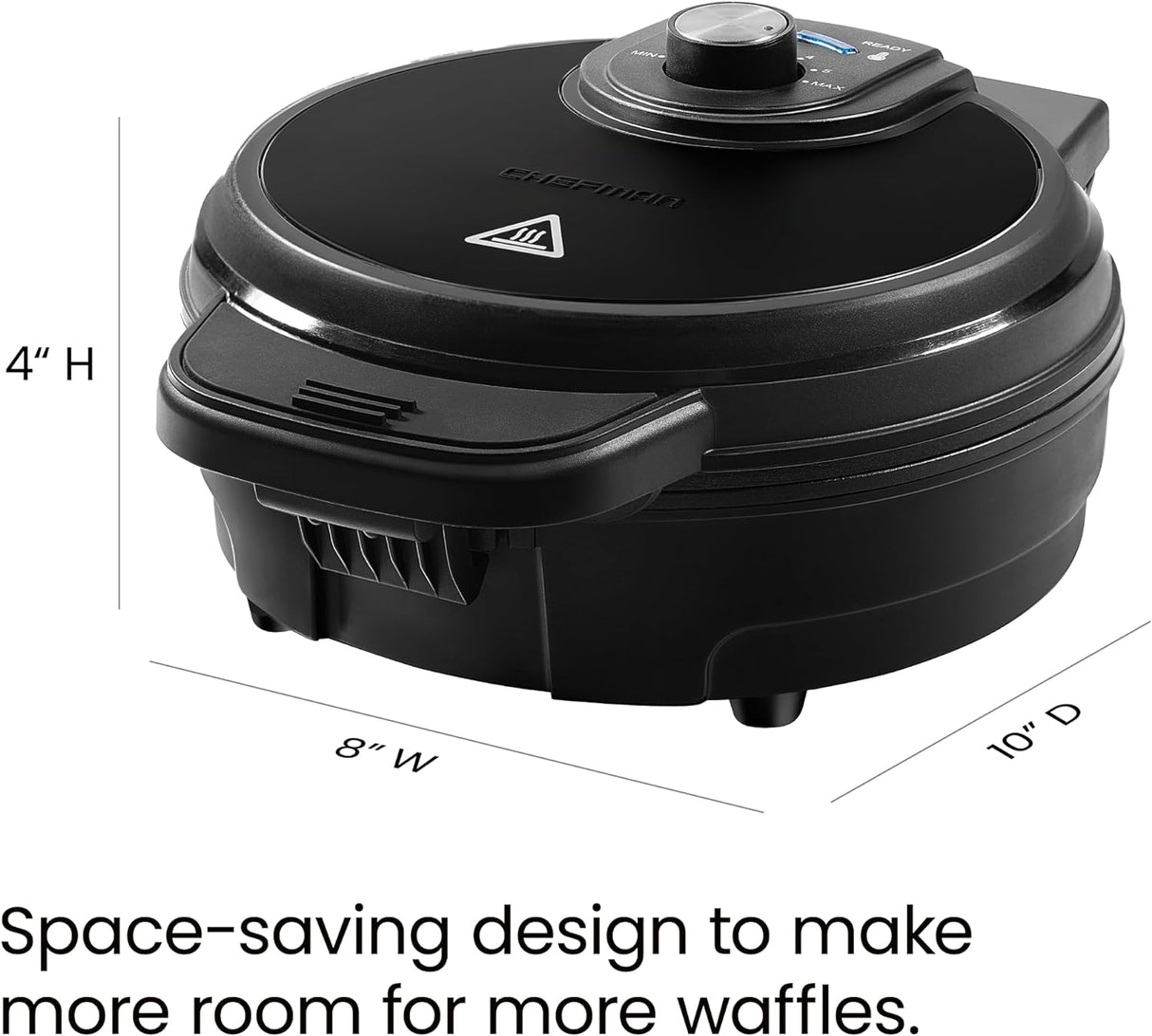 Máquina para hacer waffles belgas con control de temperatura