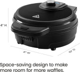 Máquina para hacer waffles belgas con control de temperatura