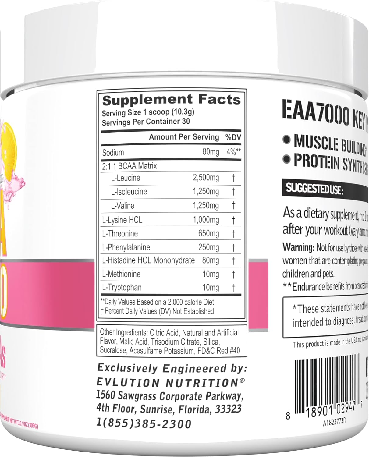 EAA7000 Evlution Nutrition Suplemento de Aminoácidos