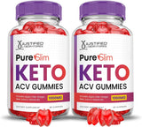 Keto Gummies Vinagre de sidra de manzana Paquete 2 PureSlim