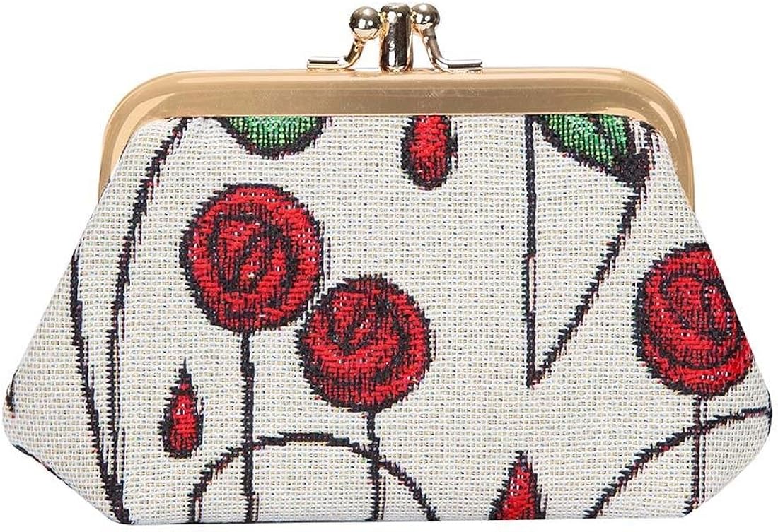 Bolso doble de mano Signare con estampado de flores
