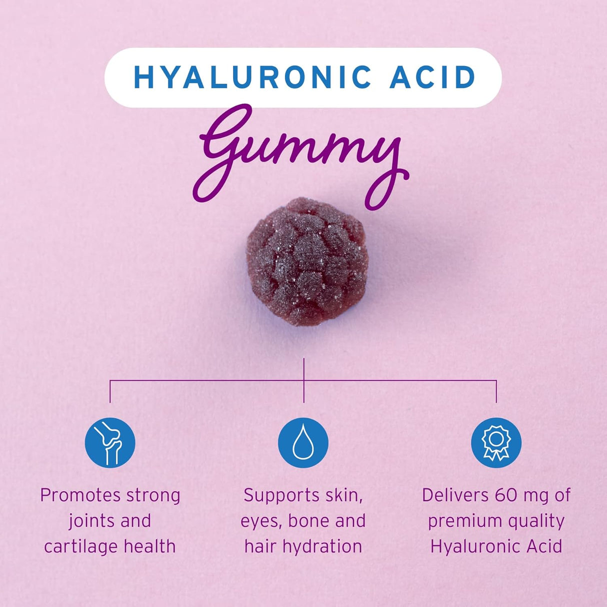 ácido hialurónico con sabor a bayas vitaminas
