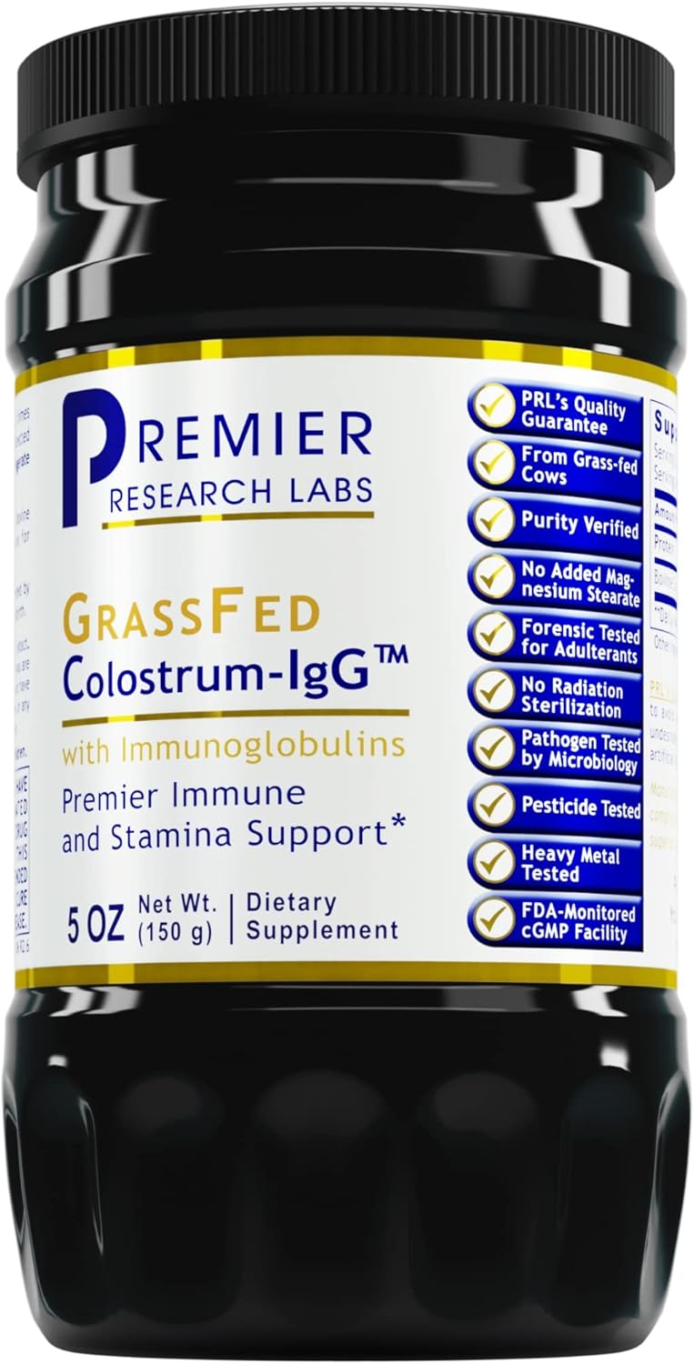 Suplemento de Colostro IgG Premier Research Labs - 5 oz