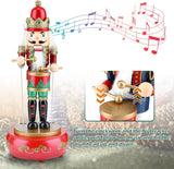 Figuras de Nuez Biupky 12 con Caja de Música y Reloj