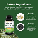 Suplemento de Quercetina y Bromelina Apoyo Inmunológico