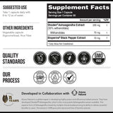 Ashwa-70®: Extracto de Ashwagandha 35% Withanolides, Máx Fuerza