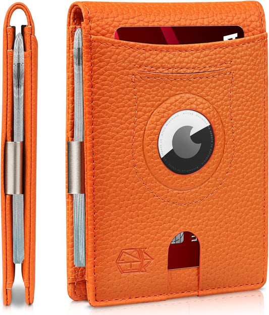 Billetera de Hombre Zitahli con Holder Airtag y RFID Slim