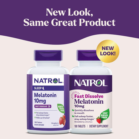Comprimidos de Melatonina Rápida Natrol - 5 mg 60 Uds.