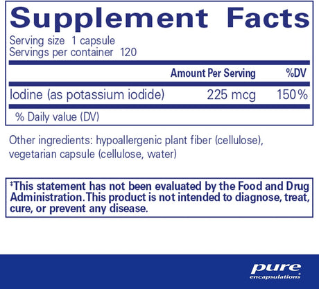 Suplementos Alimenticios de yoduro de potasio