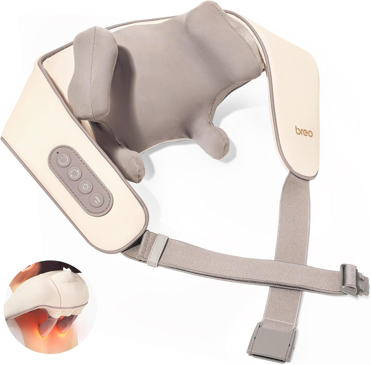 Masajeador de Cuello Breo N5 Mini con Calor y Relajación