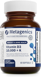 Suplemento de Vitamina D3 + K - Metagenics - 60 Softgels