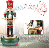 Figuras de Navidad Nutcracker, Biupky, 12 Madera, Caja Musical