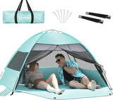 Tienda de playa fácil de montar, anti-UV, con ventanas enrollables