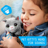 Gato Interactivo FurReal Newborns, Sonidos y Movimiento, Just Play