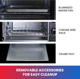 Horno tostador de convección de 4 rebanadas Total Chef