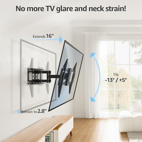 Soporte de TV MOUNTUP para 42-82 con giro y inclinación MU0028