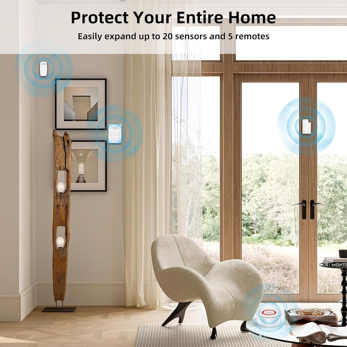 Sistema de Alarma Inalámbrico WiFi con App para Seguridad