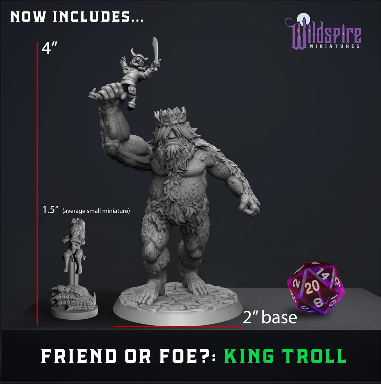 Miniaturas de Héroes y Compañeros Animales para D&D 28-32mm