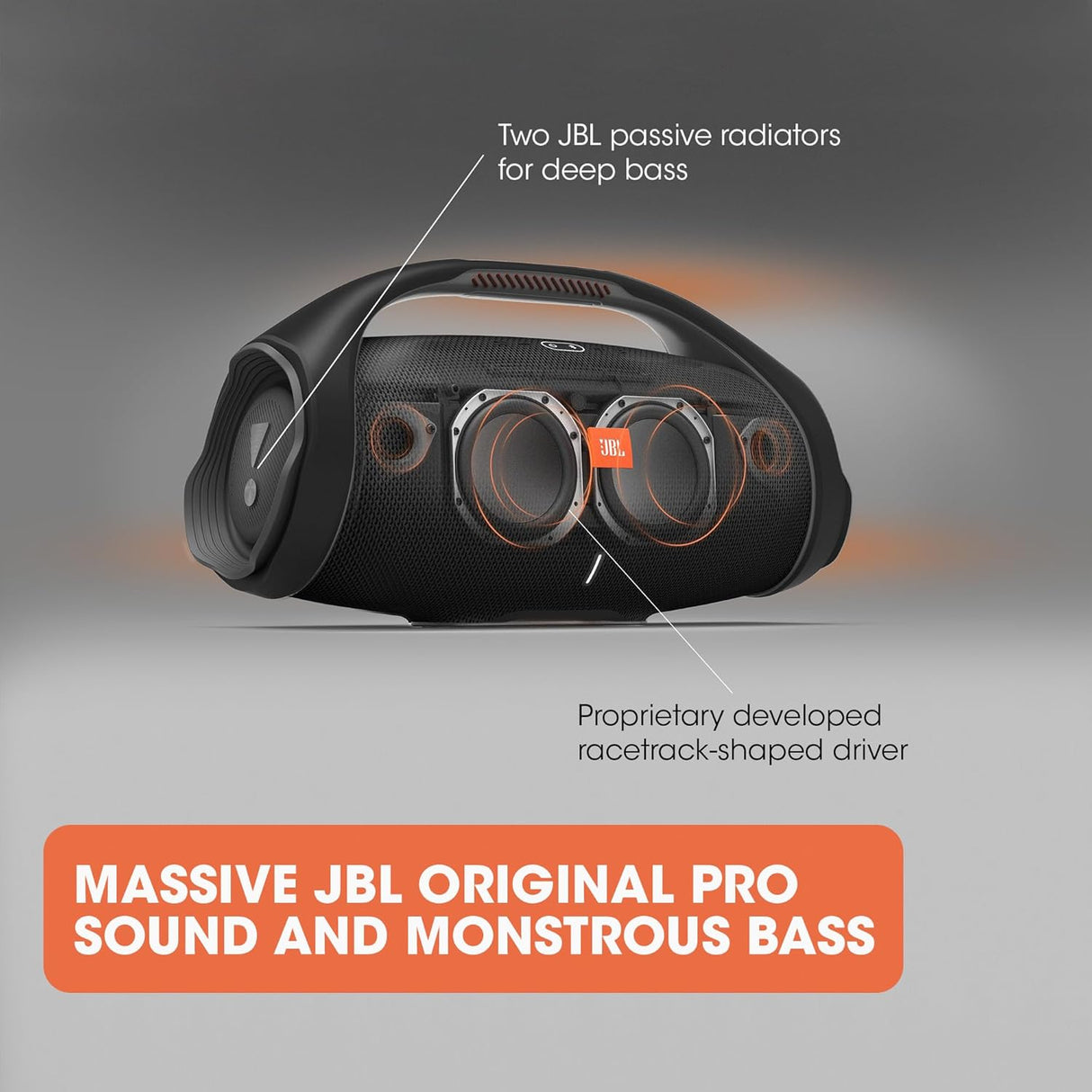 Altavoz Bluetooth JBL Boombox 2, sonido potente, IPX7, 24h