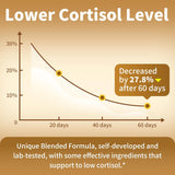 Cortisol Supplements, 21 en 1, Ashwagandha, L-Theanine, 60ml