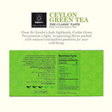 Ceylonzon Té Verde Premium 25 Bolsas, Sabor Natural 40g