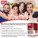 Suplemento liposomal de hierro Fe para mujeres 65 mg