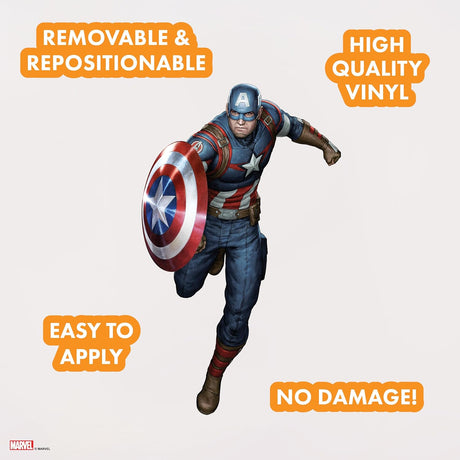 Wall Palz Vinilos Decorativos Captain America 27 Realidad Aumentada
