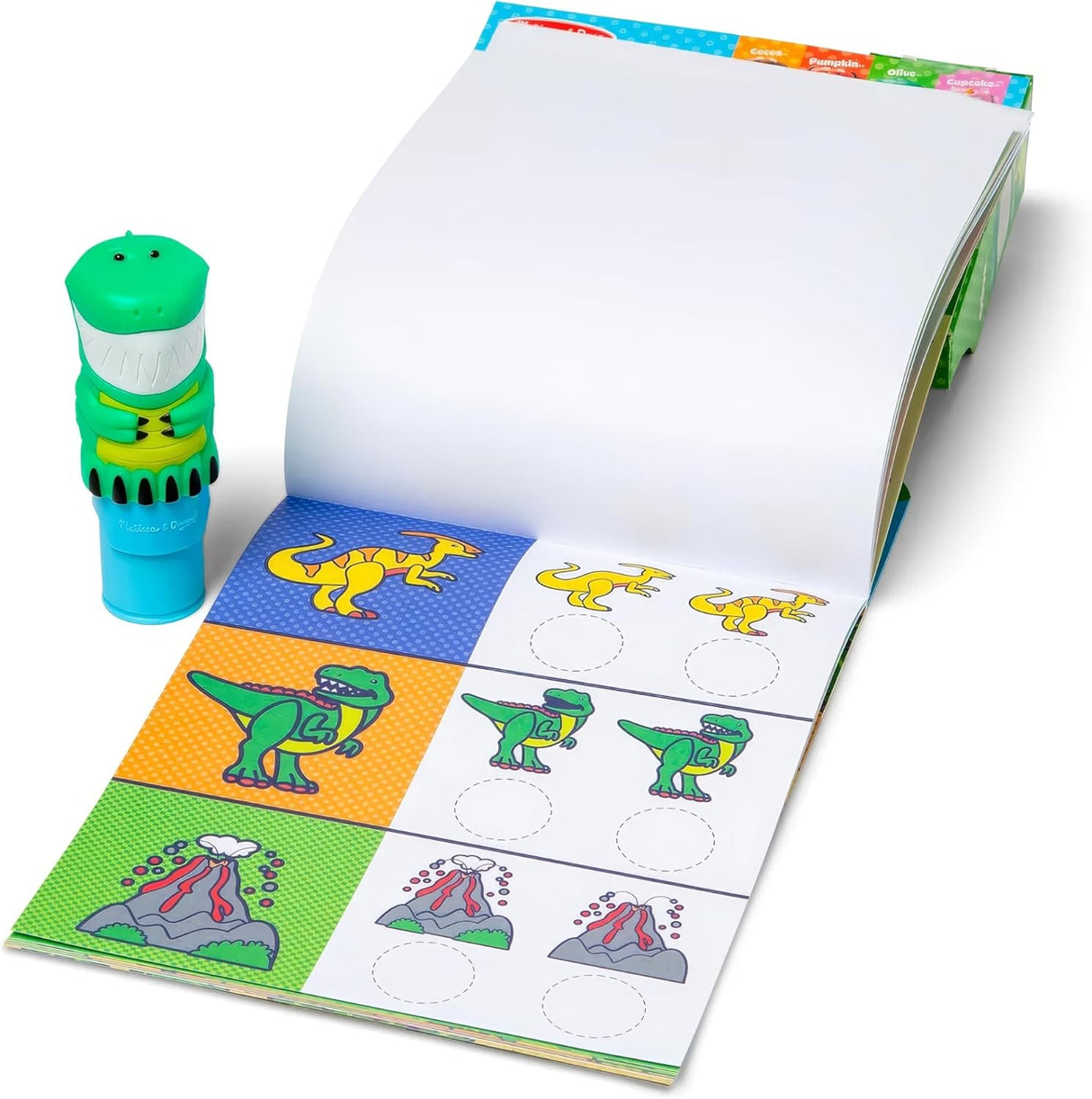 Actividad de Dinosaurios, Melissa & Doug, 32012, Stickers y Pad