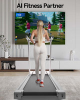 Cinta de Correr DeerRun, Plegable, 3.5 HP, 350 LBS, Bluetooth