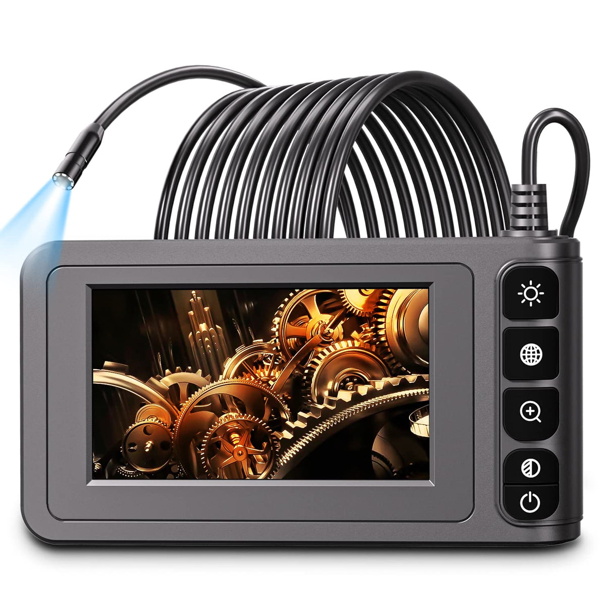 Camara endoscopio industrial con pantalla LCD