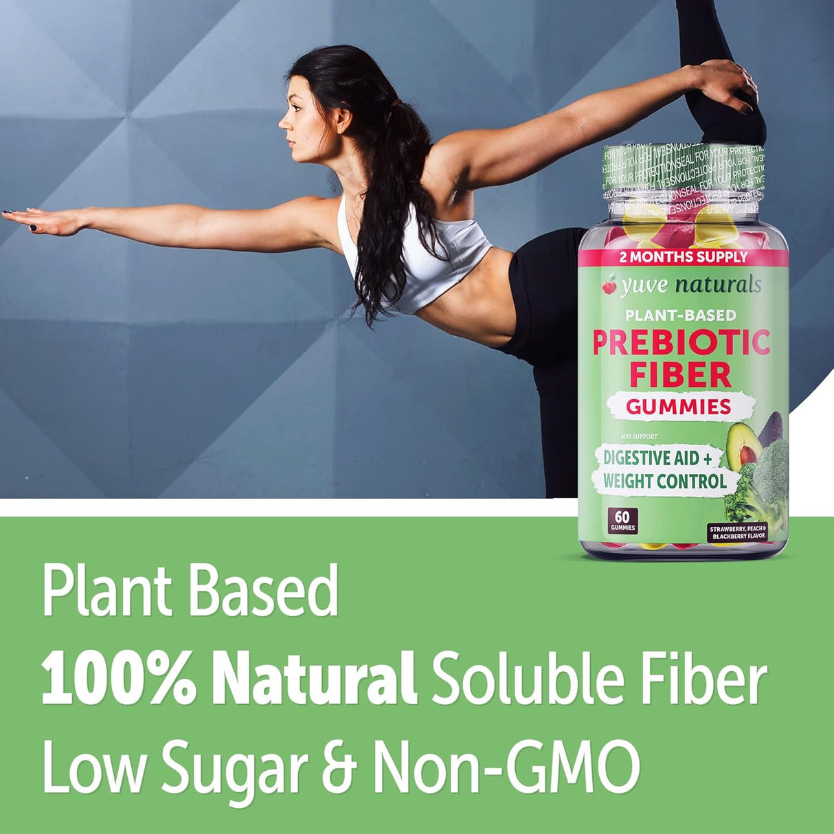 Suplemento de goma de fibra soluble Yuve