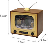 Televisor Retro Animado con Música Navideña, Moments in Time 6