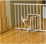 Puerta para mascotas extra ancha : 45 cm alto 45-78 cm ancho