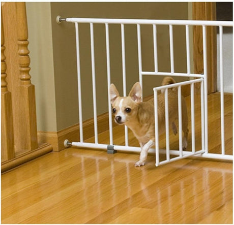 Puerta para mascotas extra ancha : 45 cm alto 45-78 cm ancho