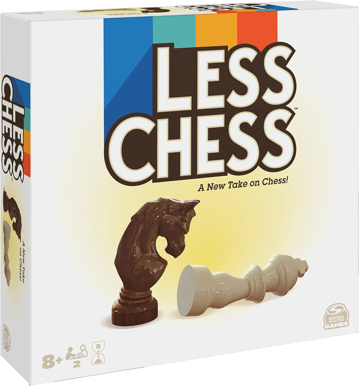 Less Chess - Spin Master - Juego de mesa 2 jugadores, 8+ años