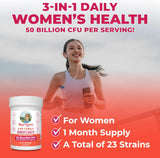 Probióticos de salud diaria 3 en 1 para mujeres MaryRuth's