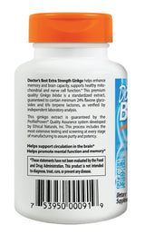 Doctor's Best Extra Strength Ginkgo, sin OGM, sin gluten