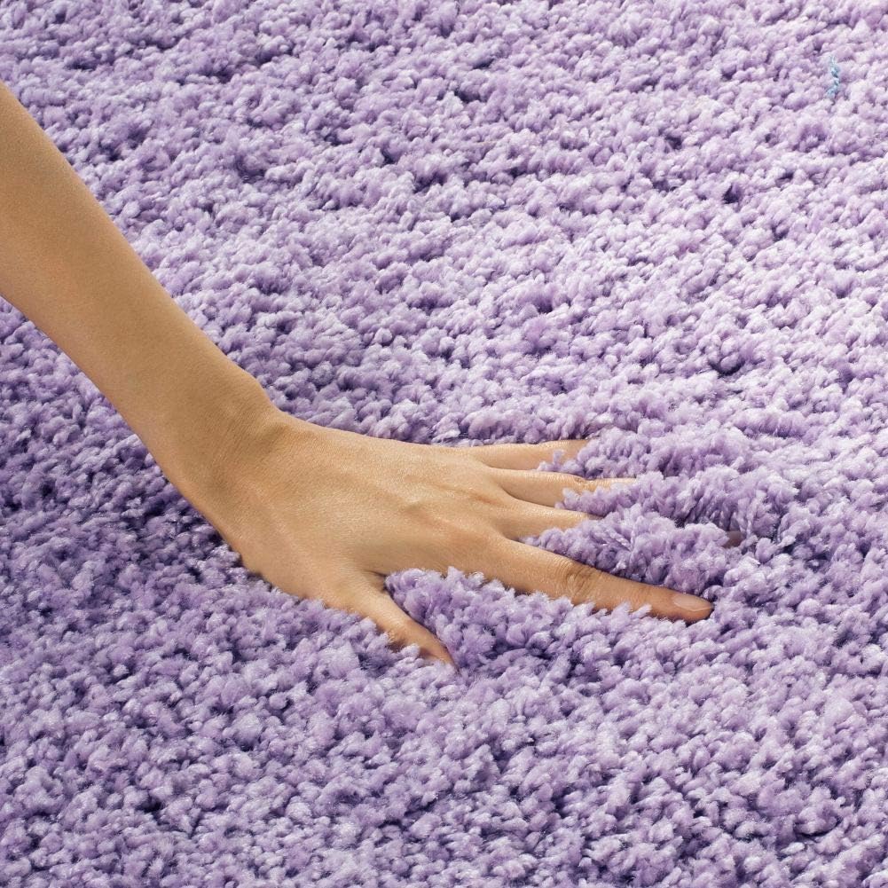 Alfombra Acento Shag, No Desprende Pelusa, Ideal para Áreas de Tráfico (SG151-7272)