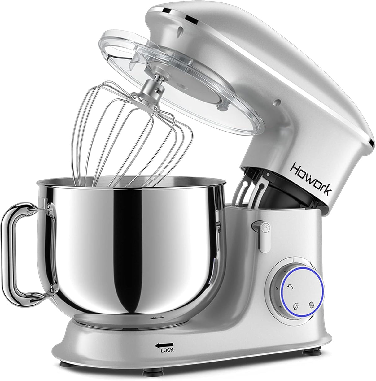 Mezcladora de Cocina HOWORK 8.5QT 660W 6+P Velocidades