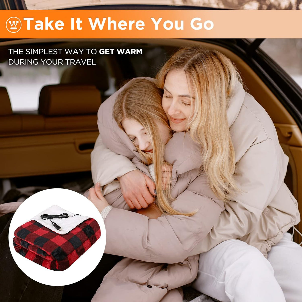 Manta térmica para auto apagado automático 4h lavable