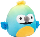 Peluche Squishmallows 5 pulgadas Baptise el Guacamayo - Colectible