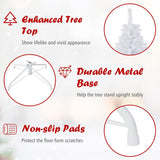 Árbol de Navidad Artificial 7.5ft Goplus, Pino Premium, Unlit